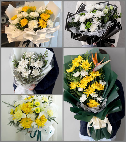 贵州黔南州平塘县牙舟镇命芹村白事花束代送